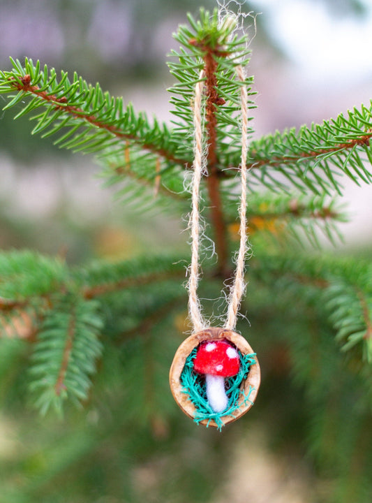 Walnut Shell Tree Ornaments - WoollyFox