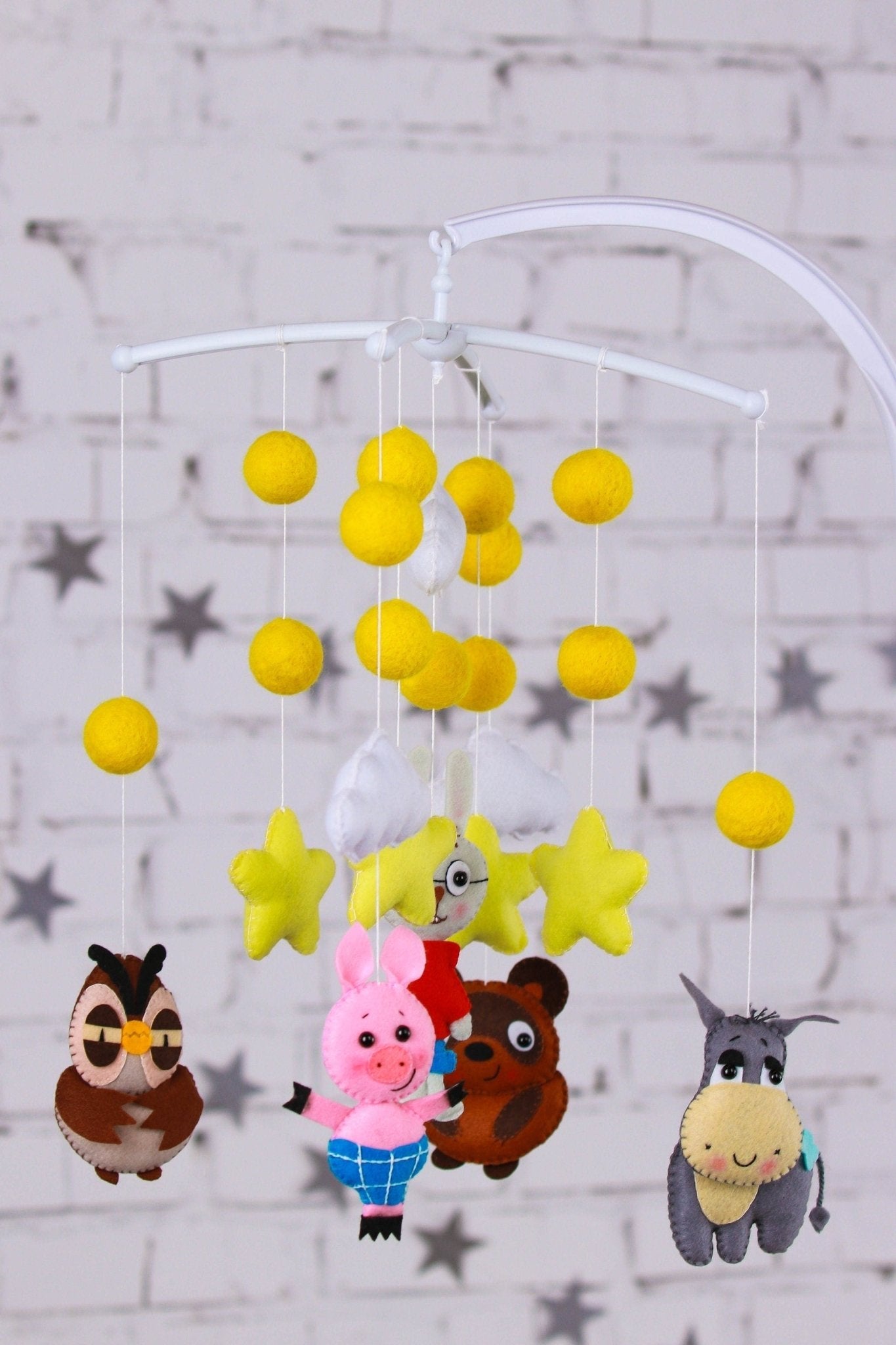 Winnie The Pooh Baby Mobile - WoollyFox