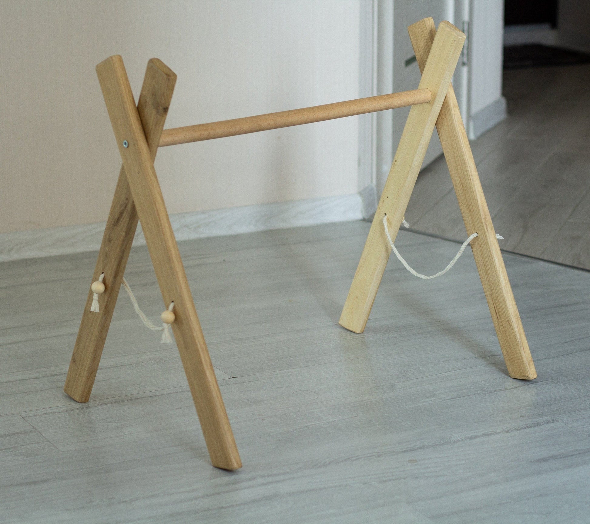 Wooden Baby Gym - WoollyFox