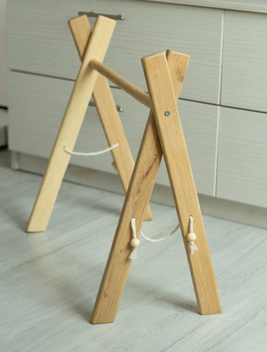 Wooden Baby Gym - WoollyFox
