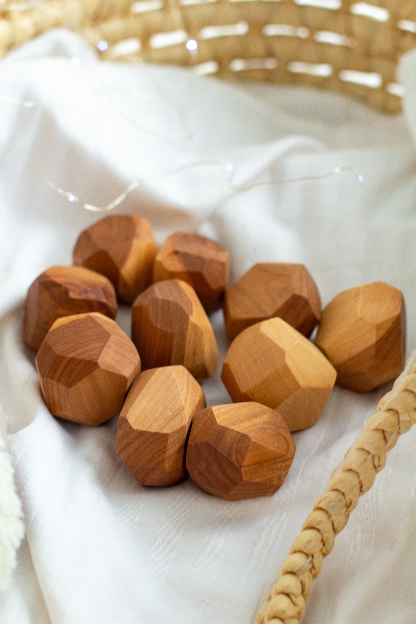 Wooden Balancing Stones - WoollyFox