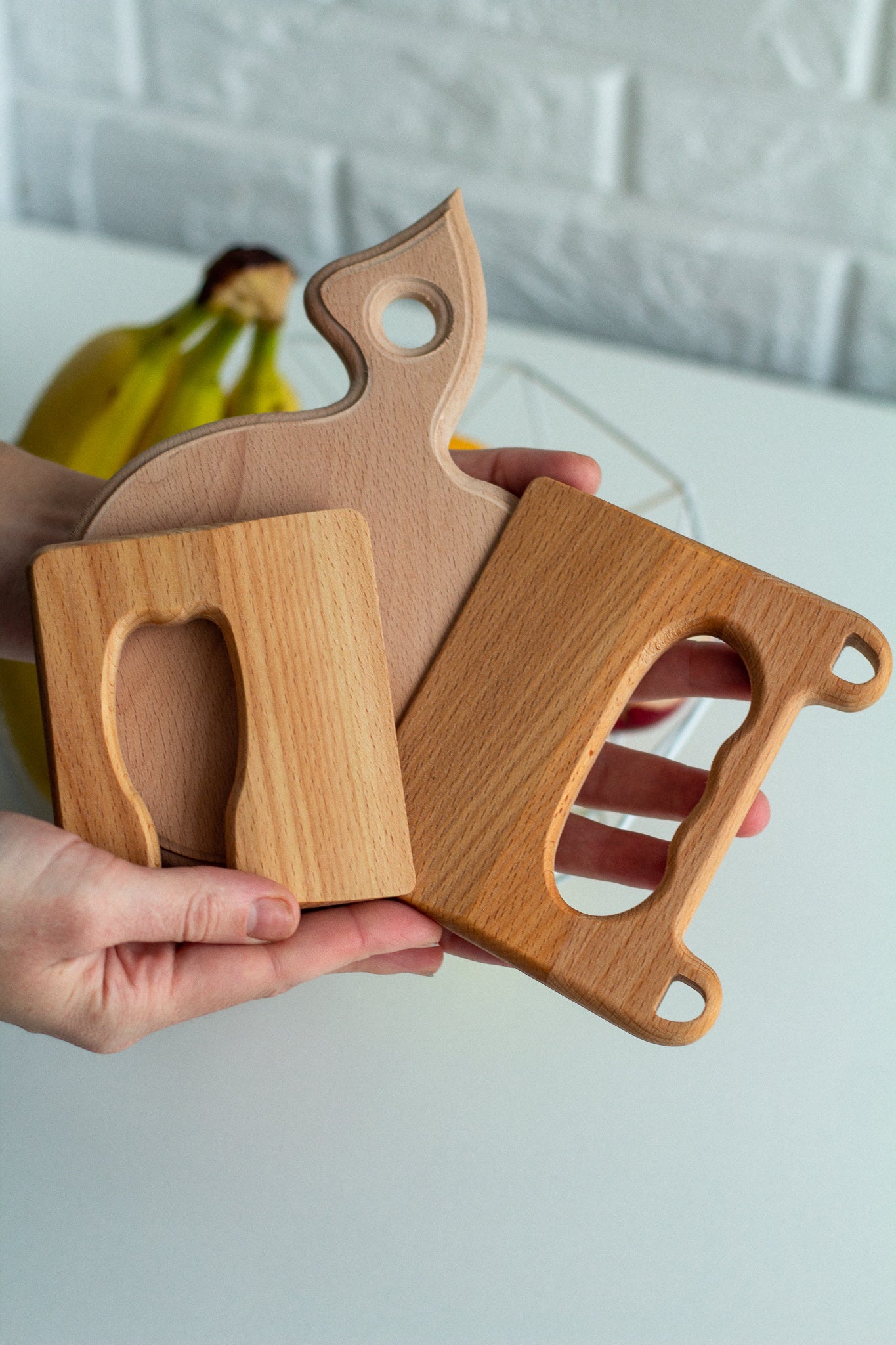 Wooden Cutting Board and Tools Set - WoollyFox