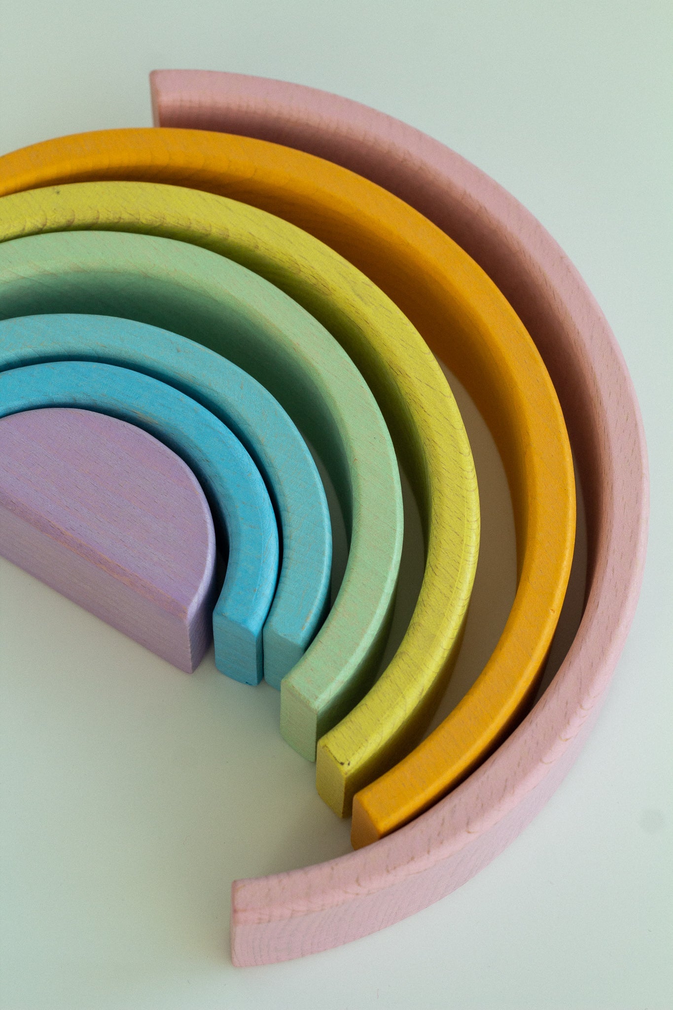 Wooden Rainbow Toy - WoollyFox