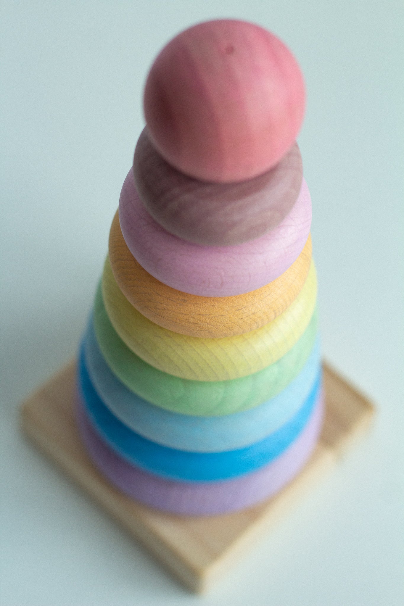 Wooden Ring Pyramid - WoollyFox