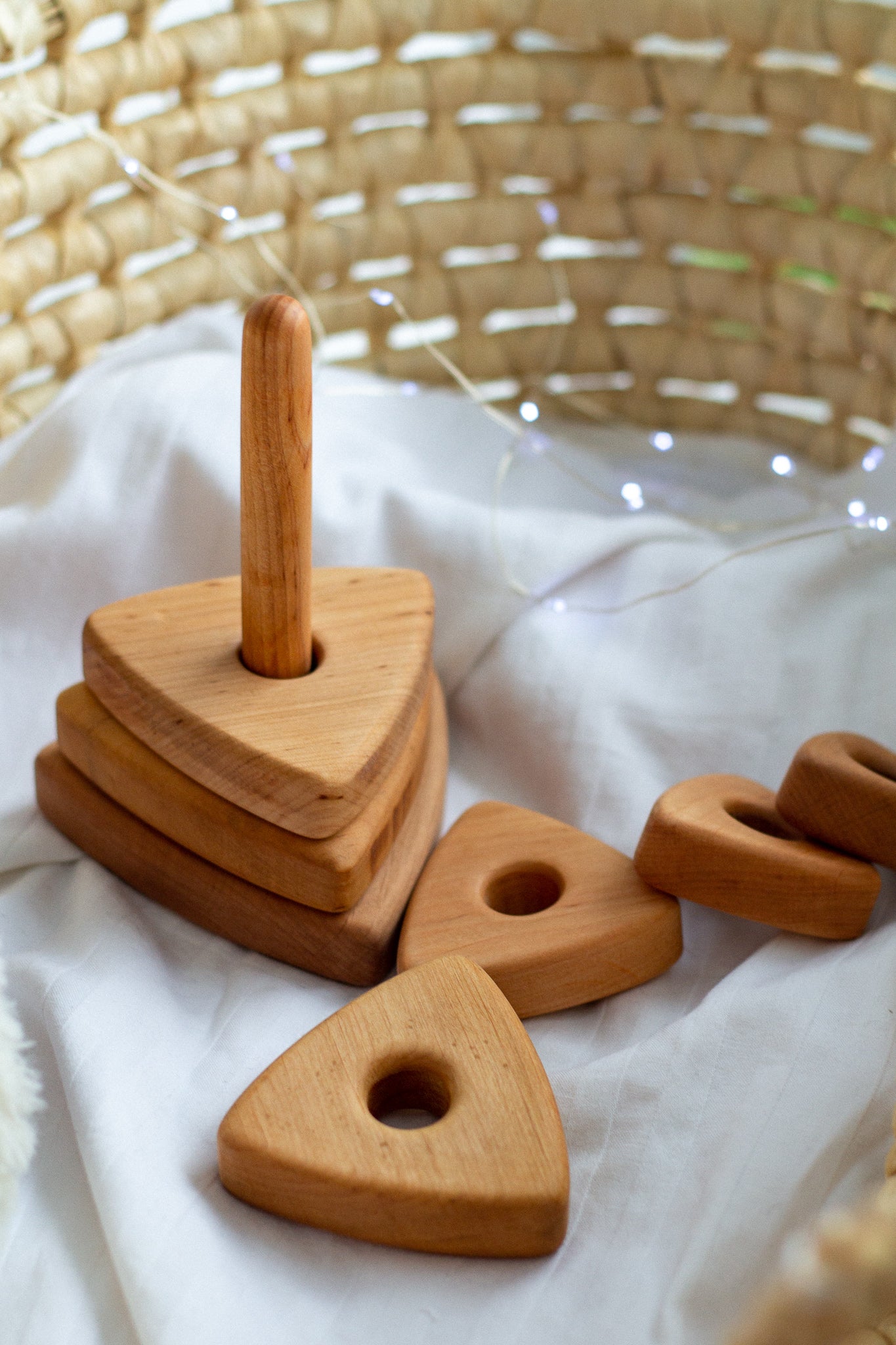 Wooden Ring Stacker - WoollyFox