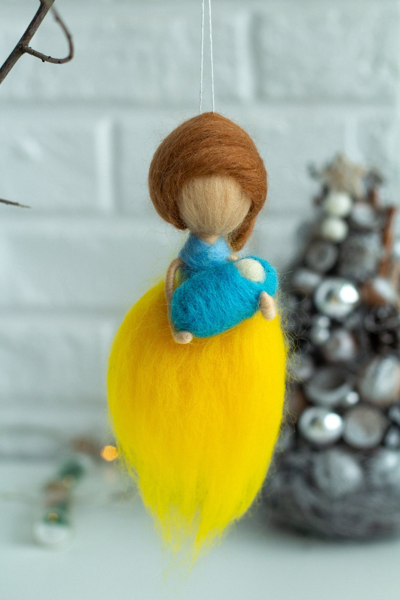 Wool Fairy Mother Ornament - WoollyFox