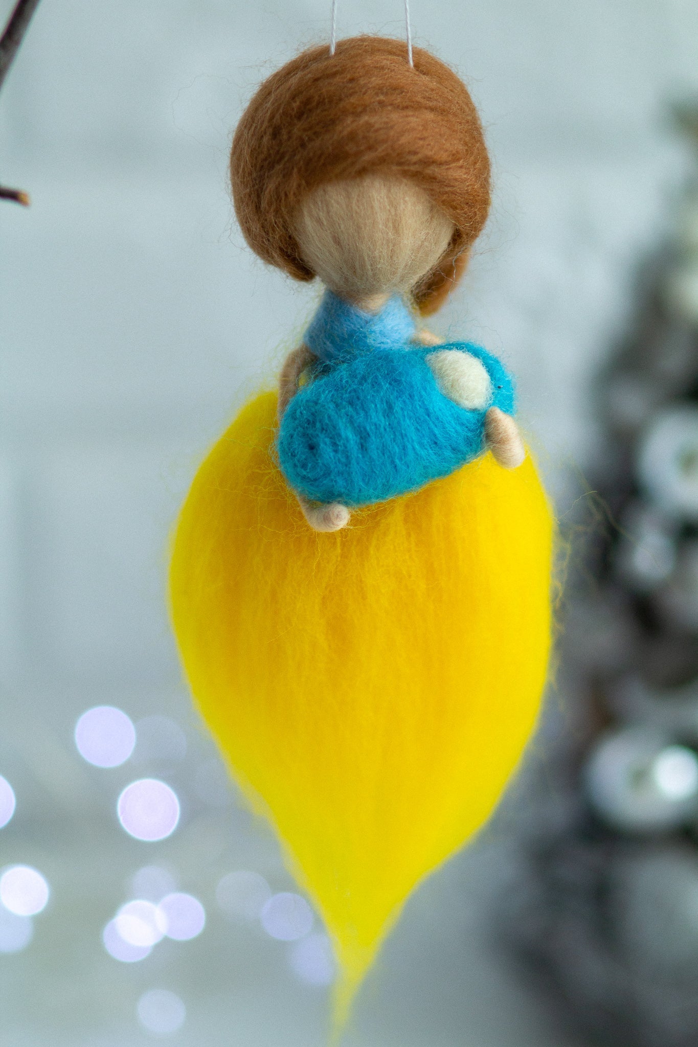 Wool Fairy Mother Ornament - WoollyFox