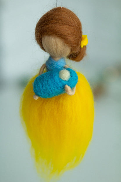 Wool Fairy Mother Ornament - WoollyFox