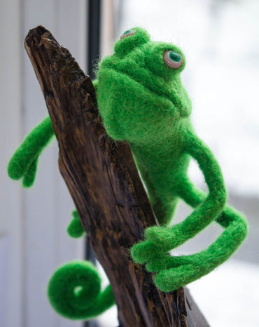 Wool Toy Chameleon - WoollyFox