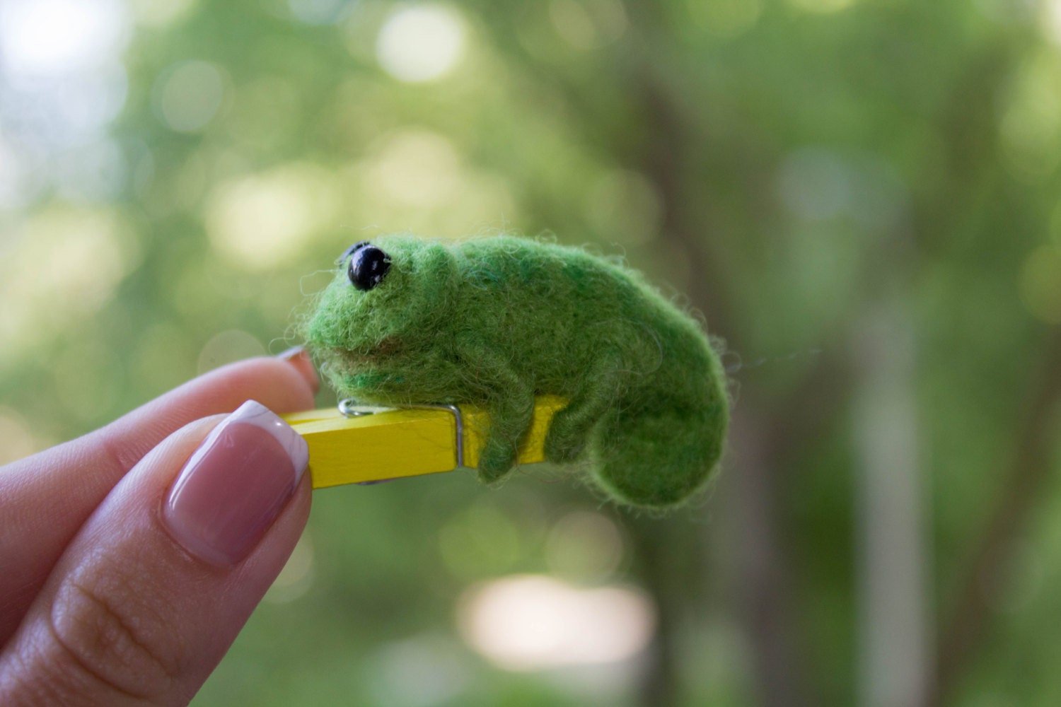 Woolen Toy Chameleon - WoollyFox