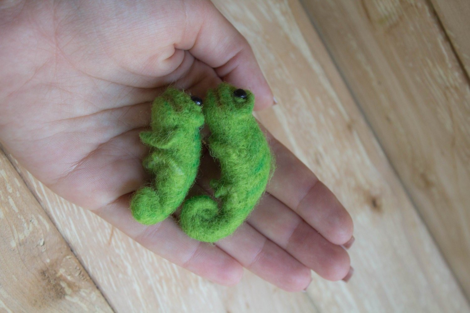 Woolen Toy Chameleon - WoollyFox