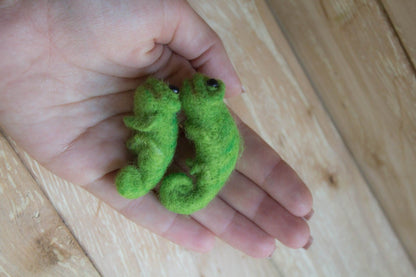 Woolen Toy Chameleon - WoollyFox